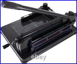 TEXALAN Heavy Duty Guillotine Paper Cutter -17'' (A3-17'' Paper Cutter) Black