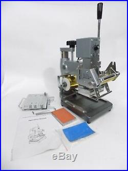 TJ-90A Manual Hot Foil Stamping Machine PVC Card Tipper Bronzing Machine