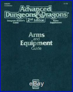 TSR AD&D 2nd Ed Arms and Equipment Guide (2nd Printing) SC VG+