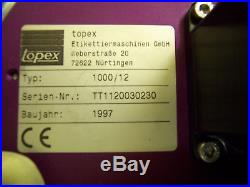 Thermo-Transfer Etikettiermaschine TYP 1000/12 UG