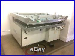 Thieme 530 Flatbed Screen Printing Press Large Format Silkscreen Printer