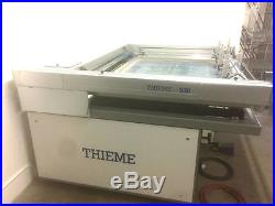 Thieme 530 Flatbed Screen Printing Press Large Format Silkscreen Printer