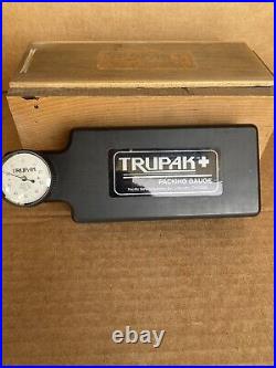 Trupak Magnetic Press Packing Paper Gauge Preowned