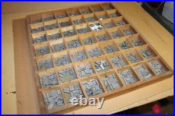 Type die set for Kensol foil stamping press Lydian Bold 24pt upper case