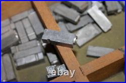 Type die set for Kensol foil stamping press Lydian Bold 24pt upper case