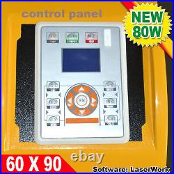USED 110V 6090 CO2 Laser Engraving Cutting Machine DSP Engraver 80W Laser Tube