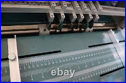 USED 18in 460mm Electric Creaser Machine with Workbench 110V Scorer Perforator