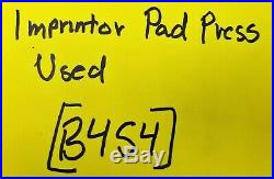 USED Pad Printer Press Imprintor Pad Printer Press B4S4
