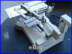 Used Scripta Sm Motorized Engraving Machine Pantograph Jewelry Trophy Letter