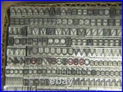 Unknown Font Name 18 pt. Letterpress Metal type Printers Type