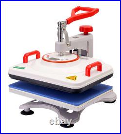 Used 5 in 1 Heat Press Machine Transfer Sublimation T-Shirt Mug Hat Plate Cap