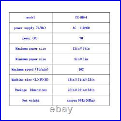 Used Adjustable Auto Electric Paper Folding Machine In Different Styles Folders