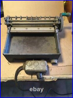 Used Vintage Letterpress Printing & Labeling POT Devin Mod. 140, 10, Hot Gluing