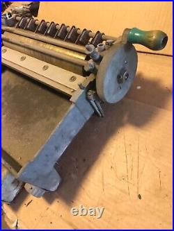 Used Vintage Letterpress Printing & Labeling POT Devin Mod. 140, 10, Hot Gluing