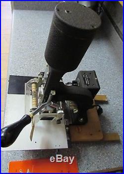 VINTAGE Kingsley AM60 hot foil stamping machine