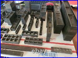 Vintage 69 lot Assorted Steel Spacing Kit block Printing Press Letterpress BB&S