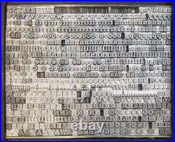 Vintage Alphabets Letterpress Print Type 18pt Antique Shaded (Stymie) MO20 8#