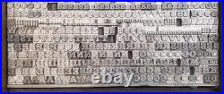 Vintage Alphabets Letterpress Print Type 18pt Antique Shaded Stymie MO20 8#