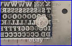 Vintage Alphabets Letterpress Print Type 24pt Stymie Bold MN99 12#