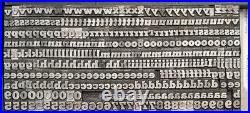 Vintage Alphabets Letterpress Print Type 24pt Stymie Bold MN99 12#