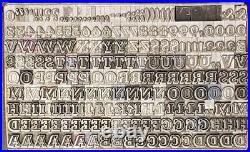 Vintage Alphabets Letterpress Print Type 24pt Stymie Bold Open MO17 10#