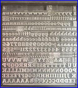 Vintage Alphabets Letterpress Print Type 36pt Stymie Bold A12 13#