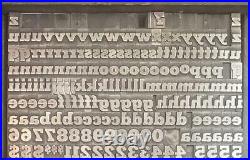 Vintage Alphabets Letterpress Print Type 36pt Stymie Bold A12 13#