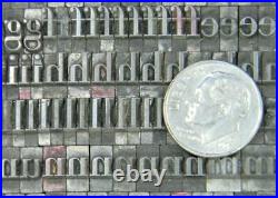 Vintage Alphabets Letterpress Printing Type 24pt Bodoni MN53 10#