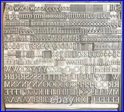 Vintage Alphabets Letterpress Printing Type 24pt Caslon Light A21 7#