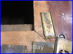 Vintage Brass Stencils Interlocking Adjustable Letter Number 1 1/2 3 Set Lot