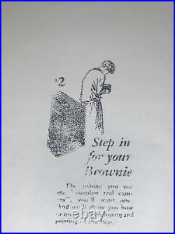 Vintage Brownie Camera -Wood Block Stamp- Printers Block. Advertising Rare! #4