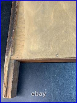 Vintage Hamilton Manufacturing Co. Wood Letterpress Tray 21 3/4 x 19 1/2