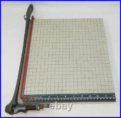 Vintage Ingento GT Guillotine Style Paper Trimmer Cutter 12 Inch
