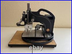 Vintage KINGSLEY Model M-101 Hot Foil Stamping Embossing Machine USA with Extras