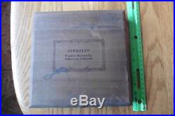 Vintage Kingsley Hot Foil Stamping Machine Type Letters font & Box 18th CENTURY