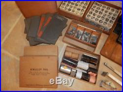 Vintage Kingsley Hot Foil Stamping Machine With Tons Of Accessories