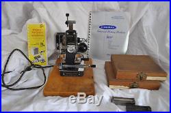 Vintage Kingsley Machine M-85-BA Hot Foil Stamping Machine with Letters M85 M 85