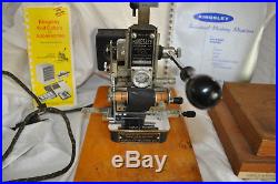 Vintage Kingsley Machine M-85-BA Hot Foil Stamping Machine with Letters M85 M 85
