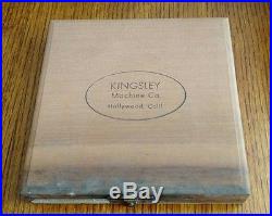 Vintage Kingsley Stamping Machine Type Set Letters Wood Organizer 6 Boxes 1000+