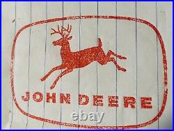 Vintage Large John Deere Copper Plated Printer Press Die Block Cut Rare