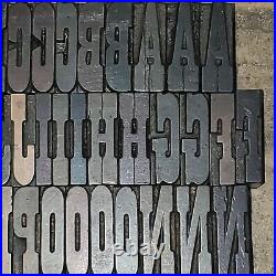Vintage Letterpress Wood Type Printing Blocks M & W Mfg Co 1 5/16 lotD