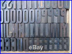 Vintage Letterpress wood type alphabet 27mm printing blocks wooden letters Adana