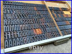 Vintage Letterpress wood type alphabet 36mm printing blocks wooden letters Adana