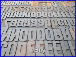Vintage Letterpress wood type alphabet 90mm printing blocks wooden letter Adana