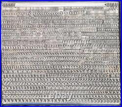 Vintage Metal Letterpress Printing Type 18pt Cheltenham Italic A54 13#