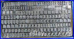 Vintage Metal Letterpress Printing Type 18pt Olde English D41/D45 6#