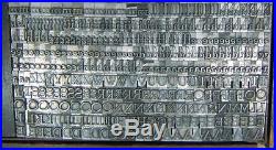 Vintage Metal Letterpress Printing Type 24pt Bernhard Modern Roman B85 12#
