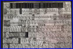 Vintage Metal Letterpress Printing Type RARE 48pt Pepita script A23 13#