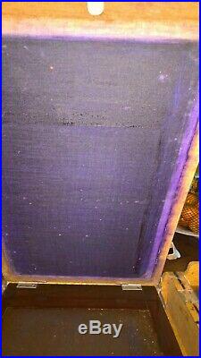 Vintage Printing Equipment Cosmos screen printer in a wooden case