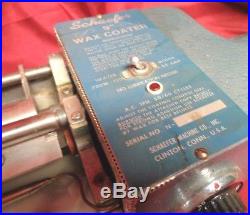 Vintage SCHAEFER 9 WAX COATER 700W-120W Excellent Working Condition